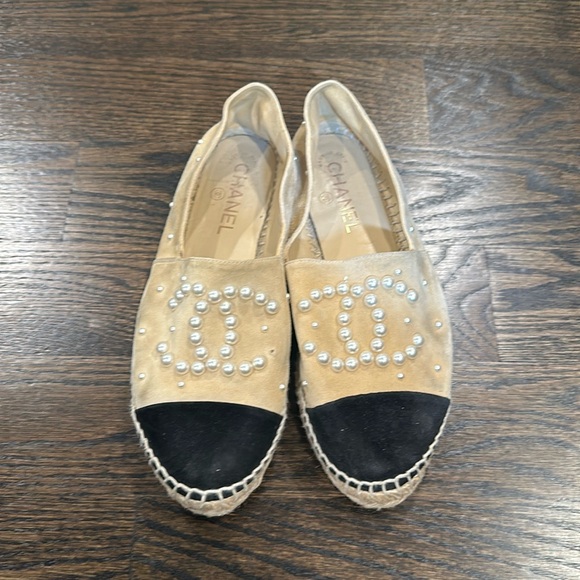 CHANEL Shoes - Chanel Pearl Espadrilles Size 37